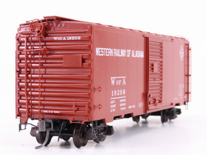 HO Kadee 4304 WofA Western Railway of Alabama 40' Single Door Box Car #18209