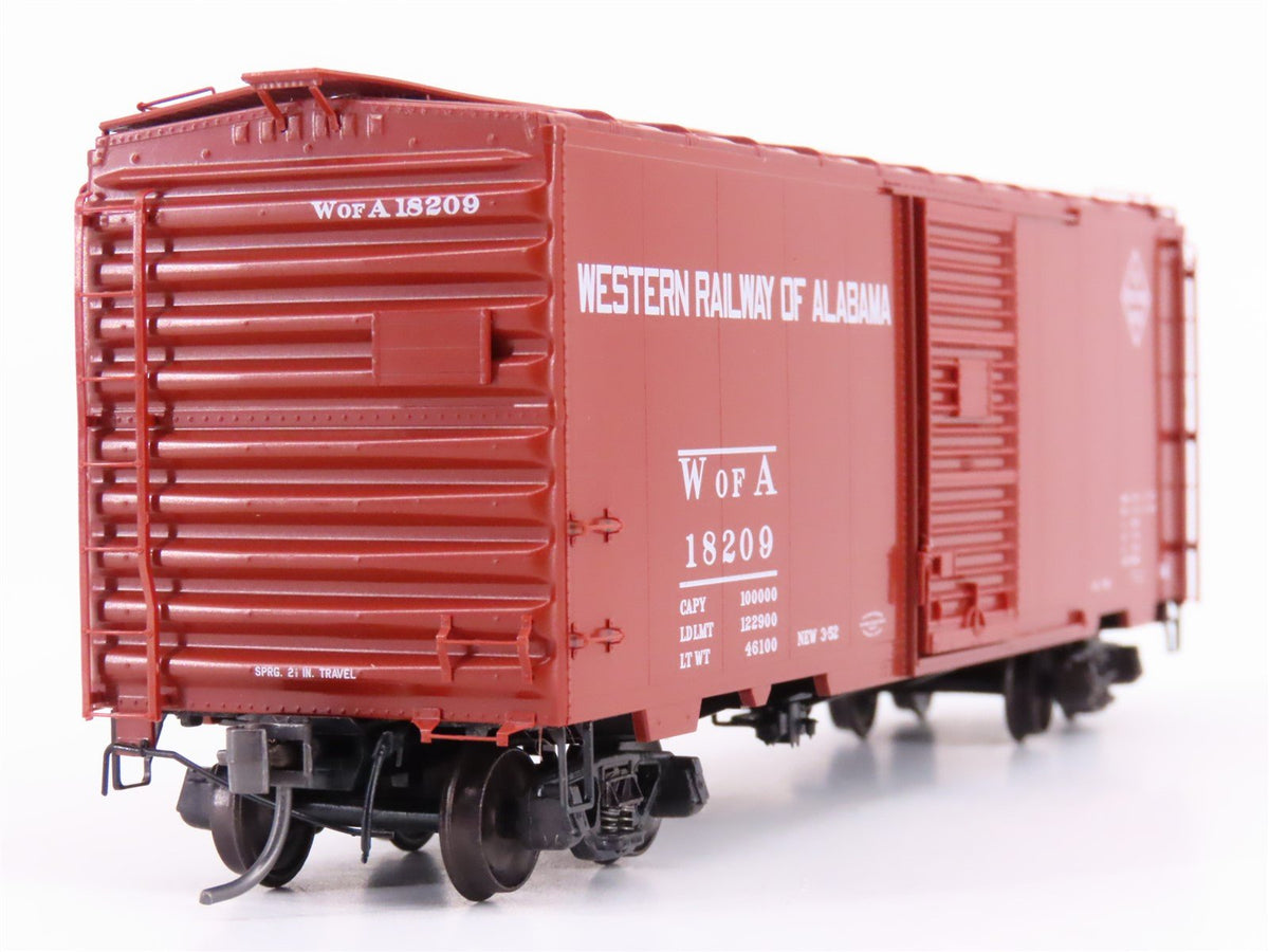 HO Kadee 4304 WofA Western Railway of Alabama 40&#39; Single Door Box Car #18209