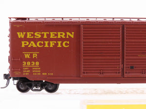 HO Scale Kadee 6505 WP Western Pacific Railroad 50' Double Door Box Car #3838