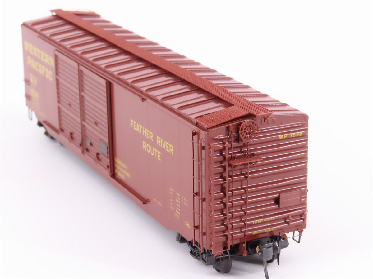 HO Scale Kadee 6505 WP Western Pacific Railroad 50&#39; Double Door Box Car #3838