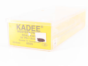 HO Scale Kadee 6505 WP Western Pacific Railroad 50' Double Door Box Car #3838