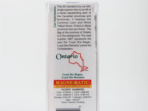 N Scale Micro-Trains MTL 07700156 Ontario Provincial 50' Standard Boxcar #1867