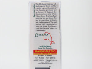 N Scale Micro-Trains MTL 07700156 Ontario Provincial 50' Standard Boxcar #1867