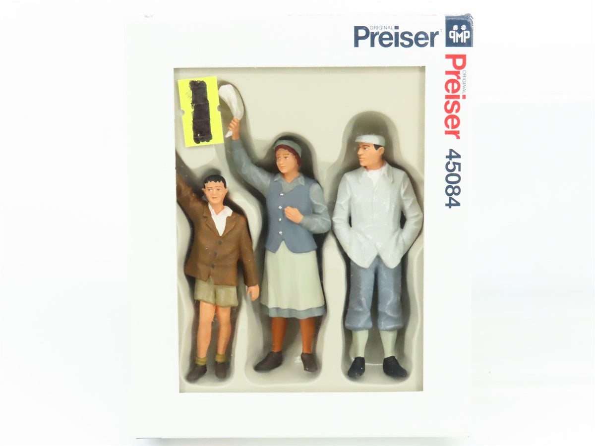 G 1/22.5 Scale Preiser 45084 People Waving Figures 3-Pack