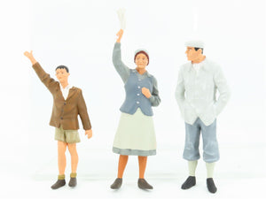 G 1/22.5 Scale Preiser 45084 People Waving Figures 3-Pack