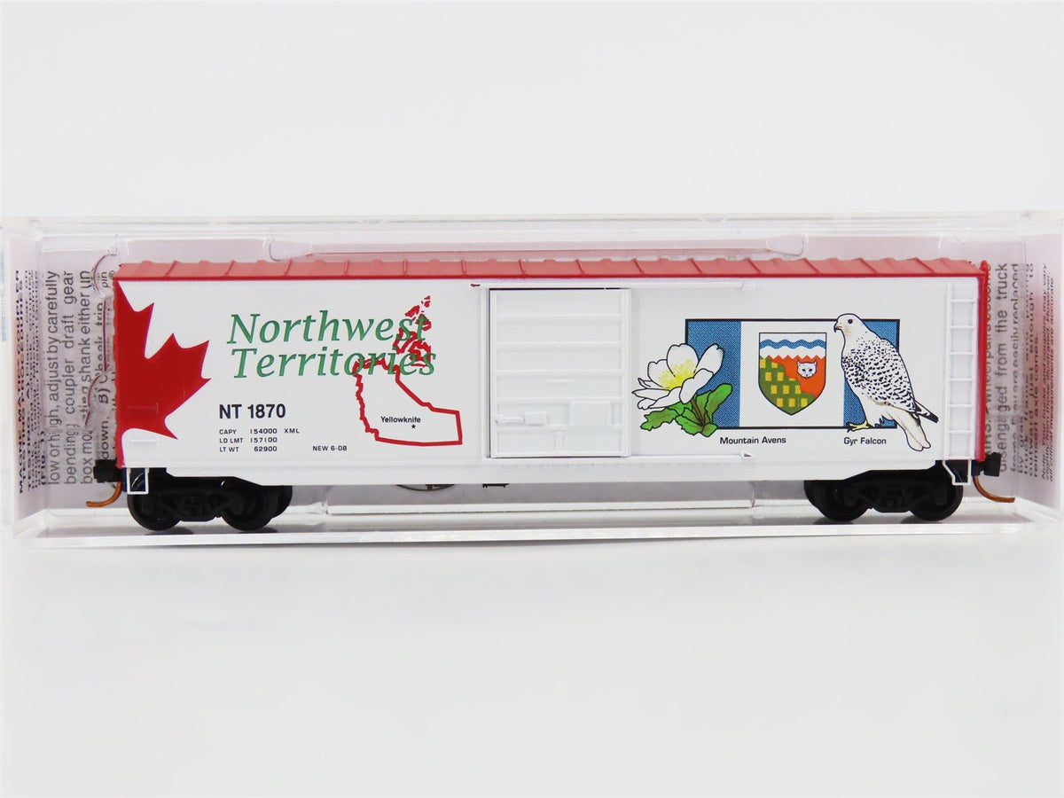 N Micro-Trains MTL 07700162 Northwest Territories 50&#39; Standard Boxcar #1870