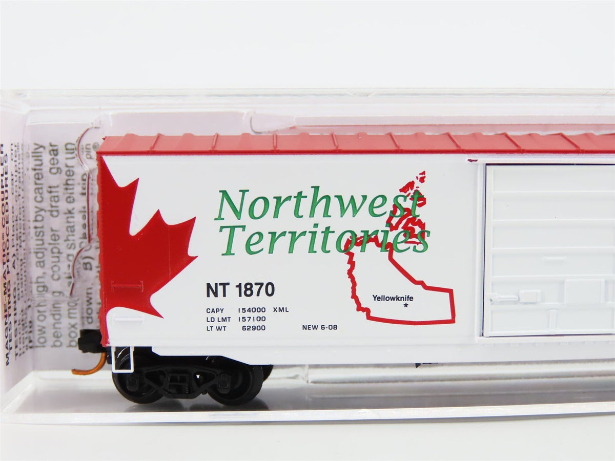 N Micro-Trains MTL 07700162 Northwest Territories 50&#39; Standard Boxcar #1870