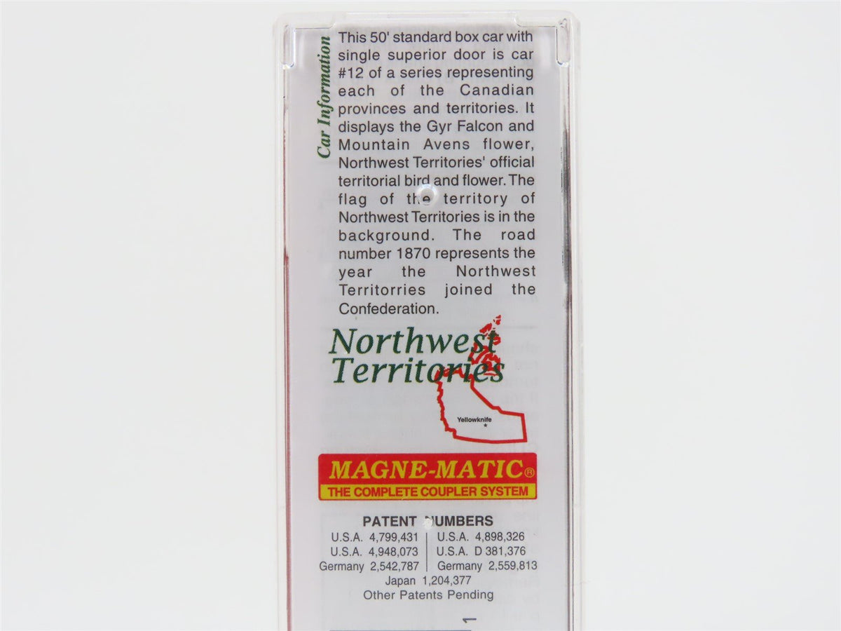 N Micro-Trains MTL 07700162 Northwest Territories 50&#39; Standard Boxcar #1870