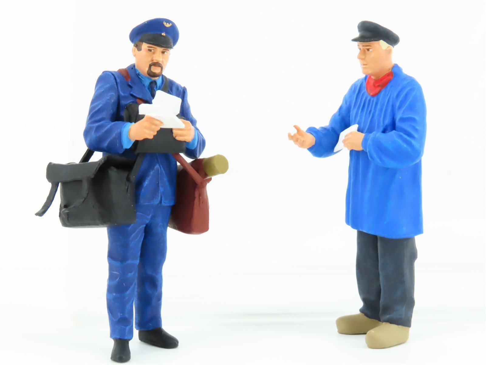 G 1/22.5 Scale Preiser 45093 Postman & Customer Figures 2-Pack