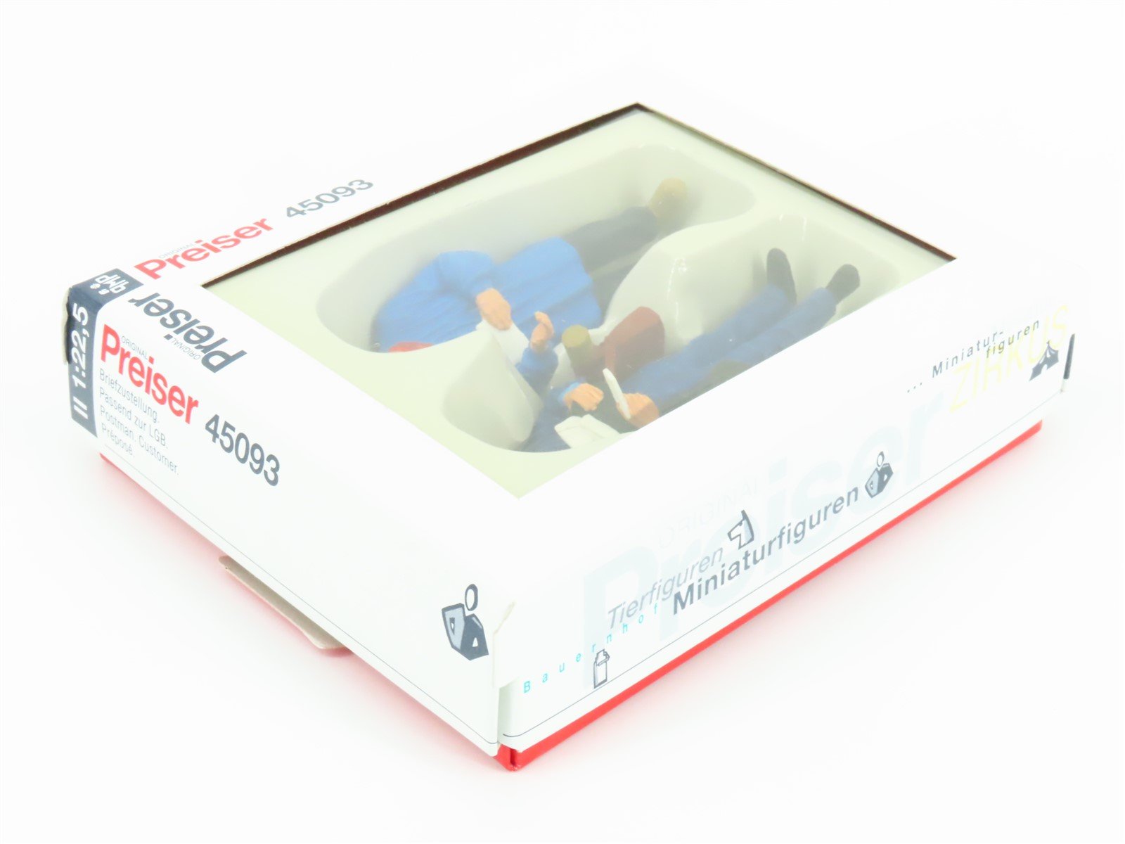 G 1/22.5 Scale Preiser 45093 Postman & Customer Figures 2-Pack