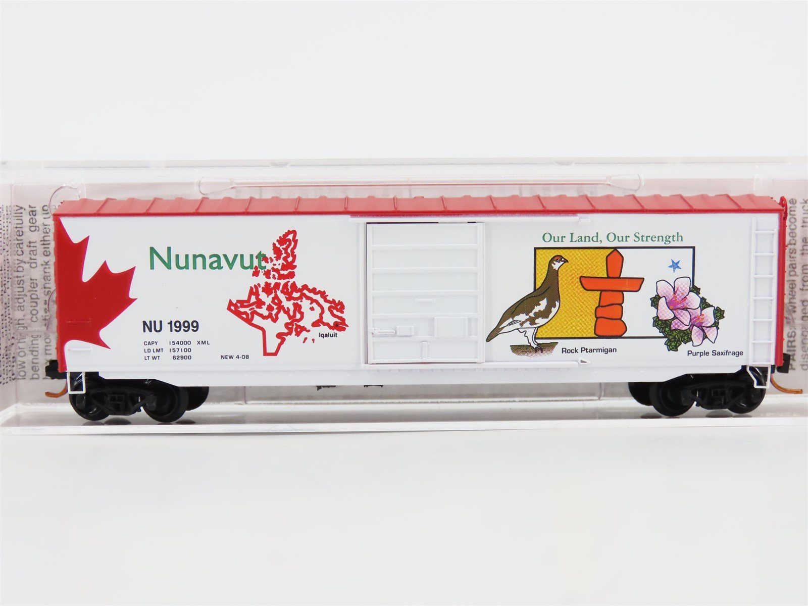 N Scale Micro-Trains MTL 07700161 Nunavut Territory 50' Standard Boxcar #1999