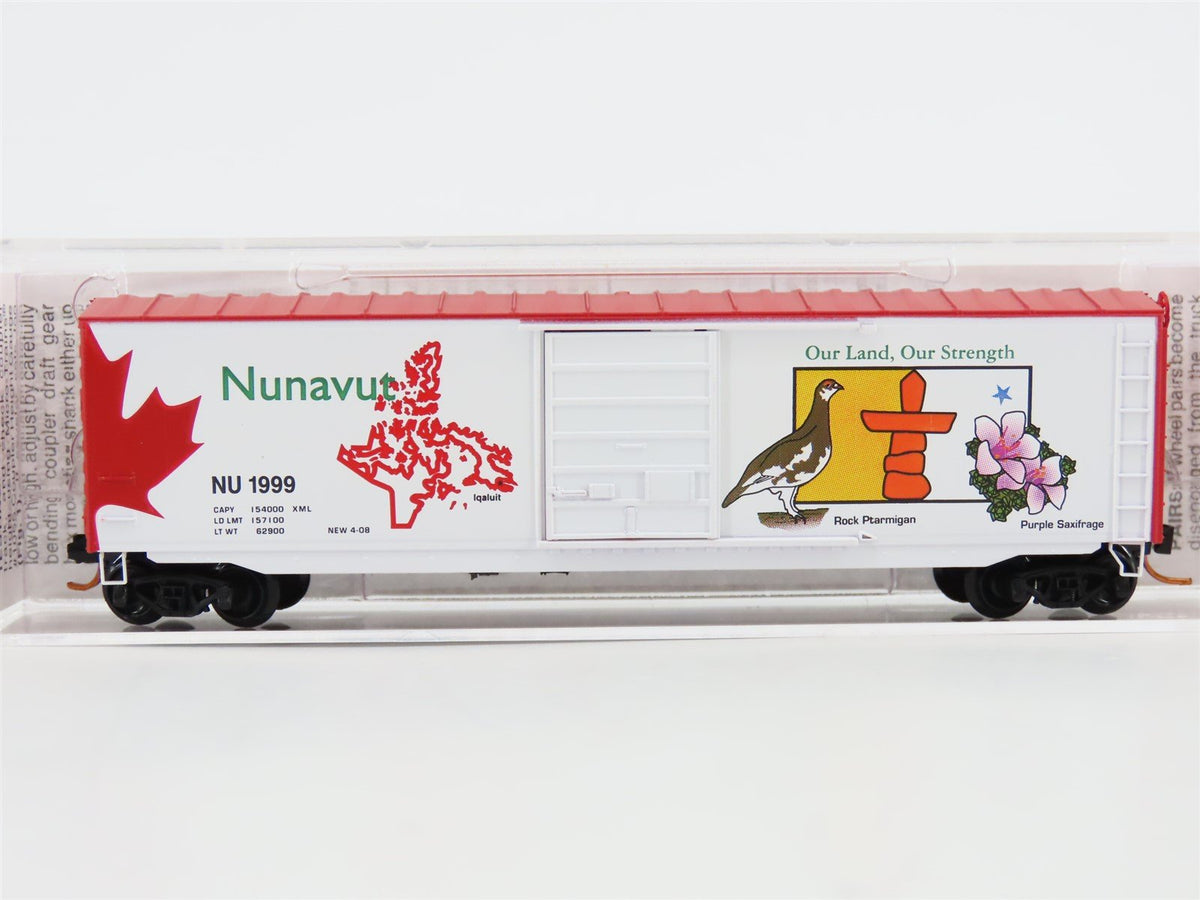 N Scale Micro-Trains MTL 07700161 Nunavut Territory 50&#39; Standard Boxcar #1999