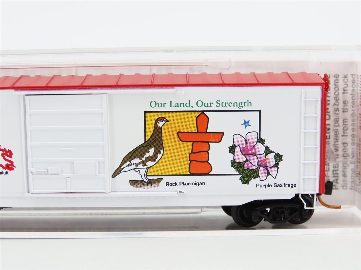 N Scale Micro-Trains MTL 07700161 Nunavut Territory 50&#39; Standard Boxcar #1999