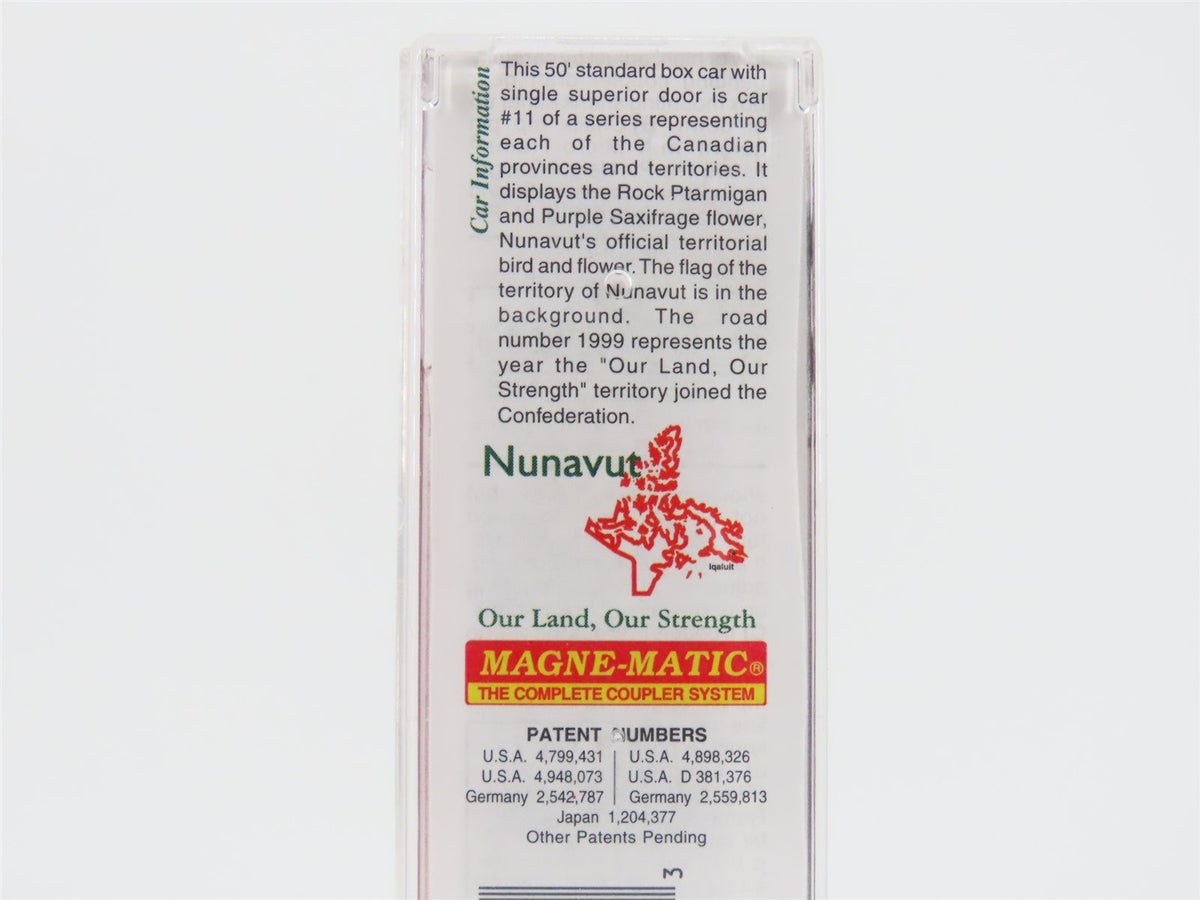N Scale Micro-Trains MTL 07700161 Nunavut Territory 50&#39; Standard Boxcar #1999