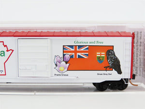 N Scale Micro-Trains MTL 07700160 Manitoba Provincial 50' Standard Boxcar #1870