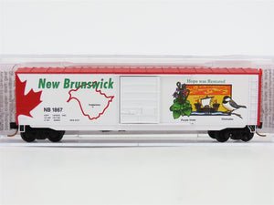 N Scale Micro-Trains MTL 07700158 New Brunswick 50' Standard Boxcar #1867