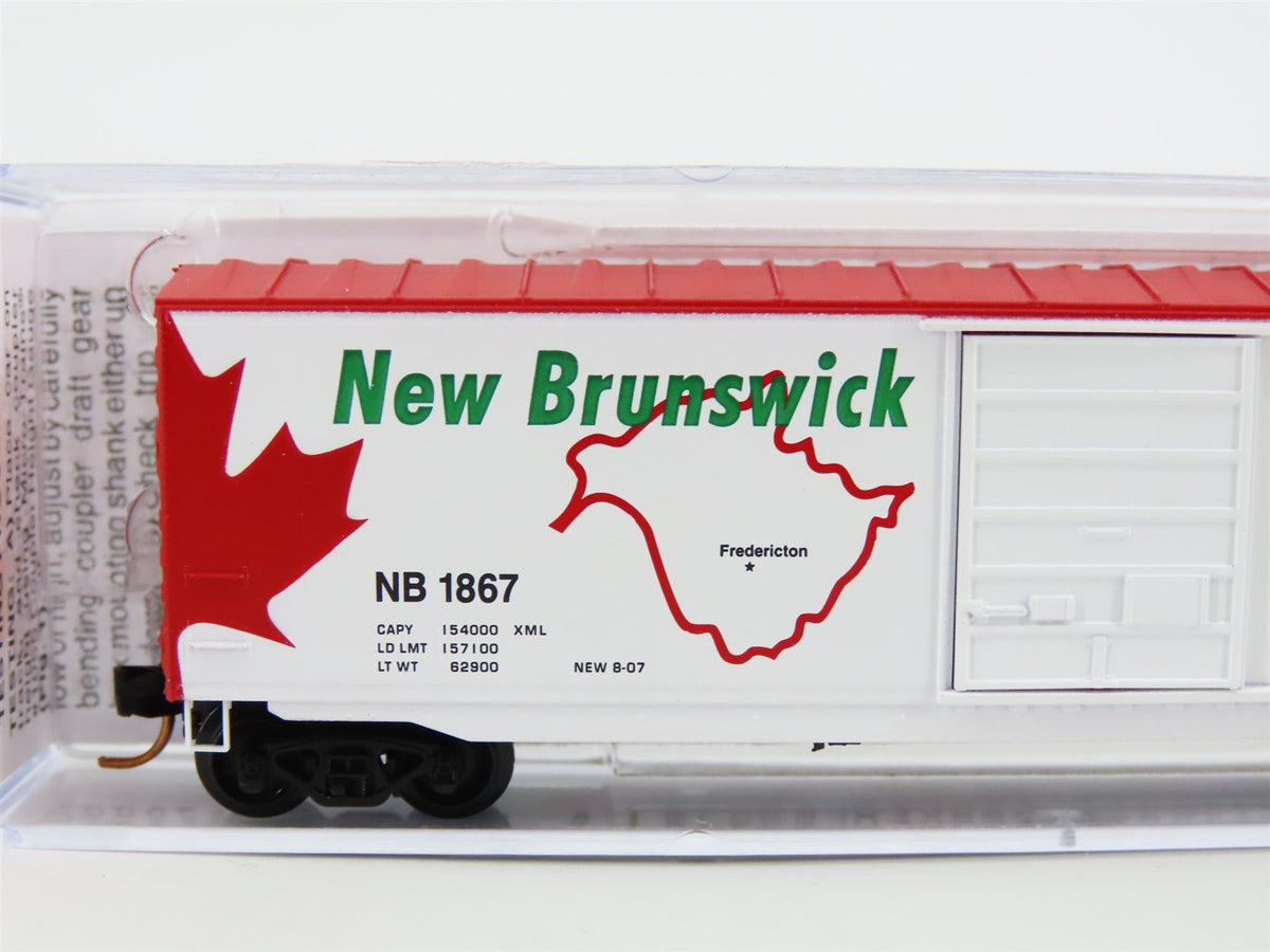 N Scale Micro-Trains MTL 07700158 New Brunswick 50&#39; Standard Boxcar #1867