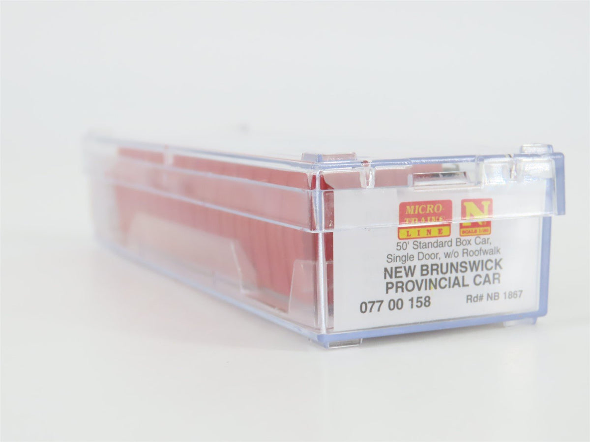 N Scale Micro-Trains MTL 07700158 New Brunswick 50&#39; Standard Boxcar #1867