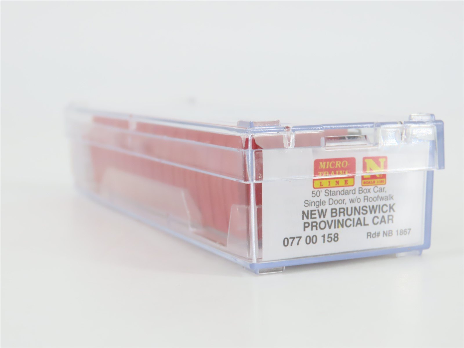 N Scale Micro-Trains MTL 07700158 New Brunswick 50' Standard Boxcar #1867