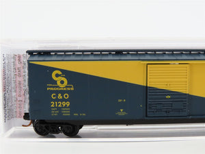 N Scale Micro-Trains MTL 03100072 C&O The Chessie Route 50' Boxcar #21299