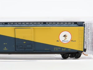 N Scale Micro-Trains MTL 03100072 C&O The Chessie Route 50' Boxcar #21299