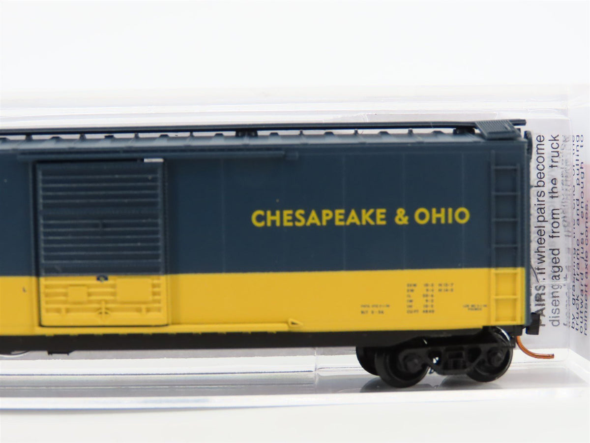 N Scale Micro-Trains MTL 03100073 C&amp;O The Chessie Route 50&#39; Boxcar #21463