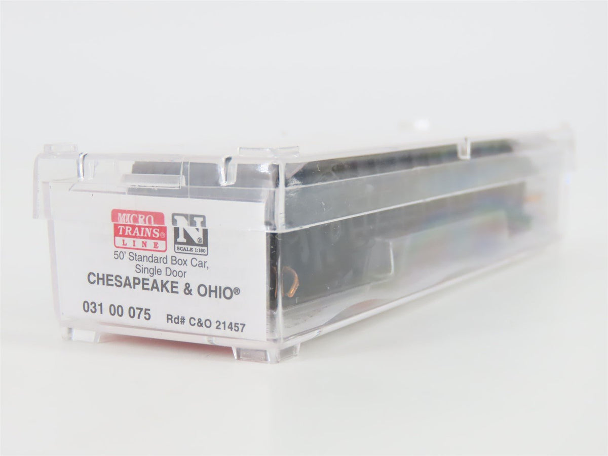 N Scale Micro-Trains MTL 03100075 C&amp;O The Chessie Route 50&#39; Boxcar #21457