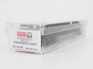 N Scale Micro-Trains MTL 03100075 C&O The Chessie Route 50' Boxcar #21457