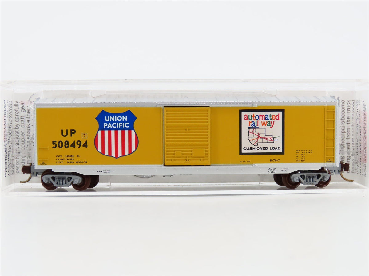 N Scale Micro-Trains MTL 77090 UP Union Pacific 50&#39; Boxcar #508494