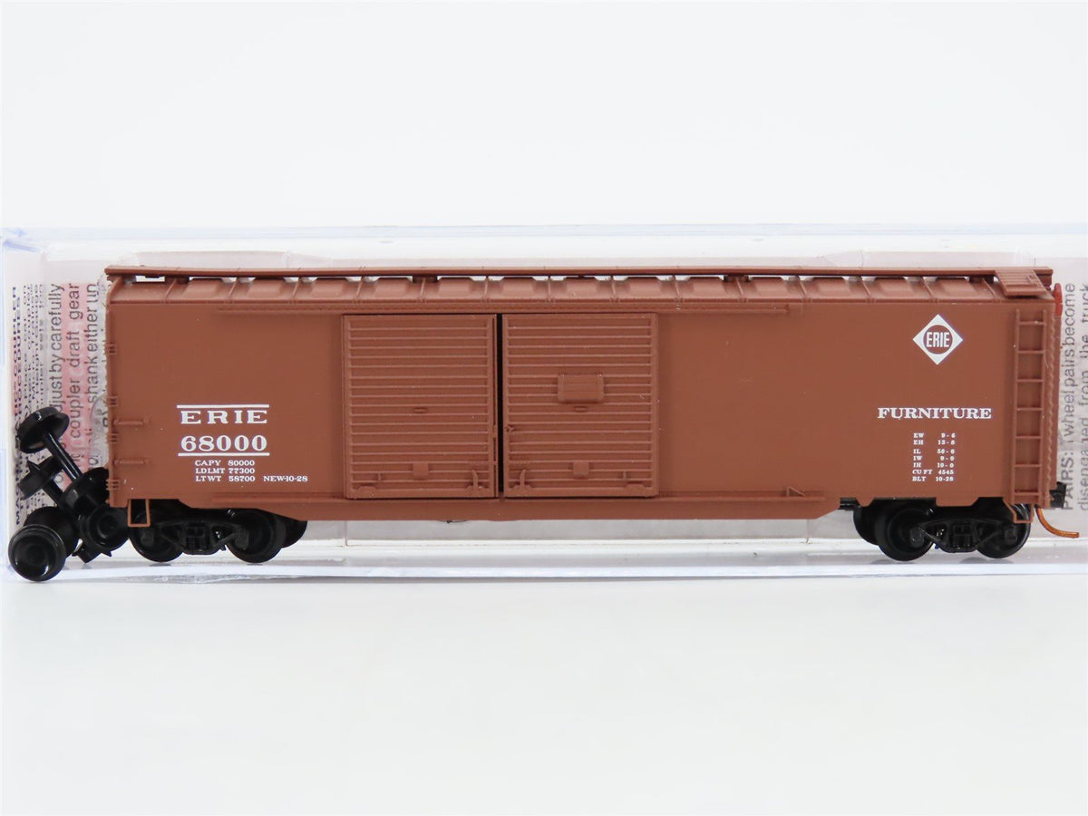 N Scale Micro-Trains MTL 07800110 Erie Railway 50&#39; Auto Box Boxcar #68000