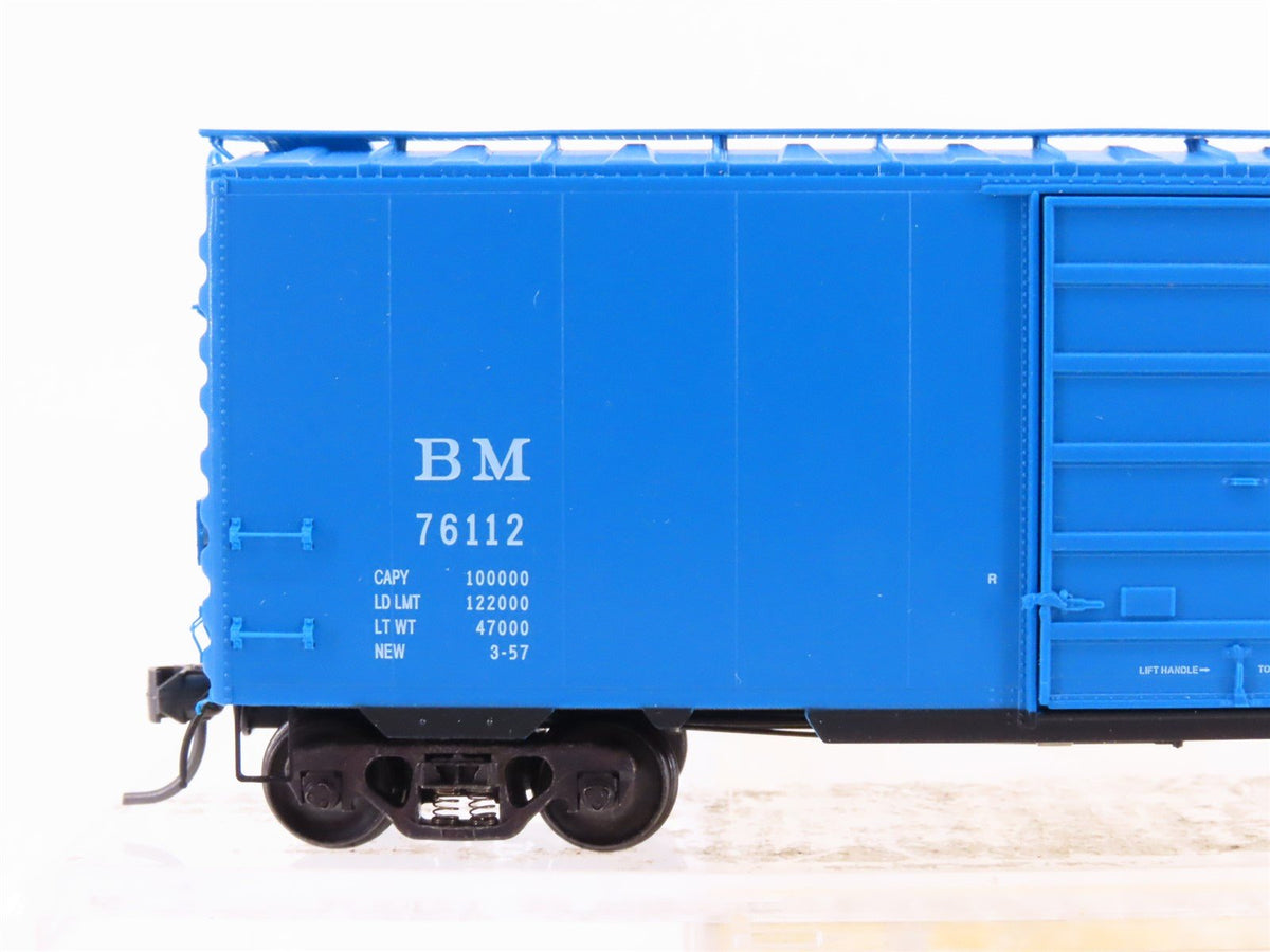 HO Scale Kadee 5225 BM Boston &amp; Maine Railroad 40&#39; Single Door Box Car #76112