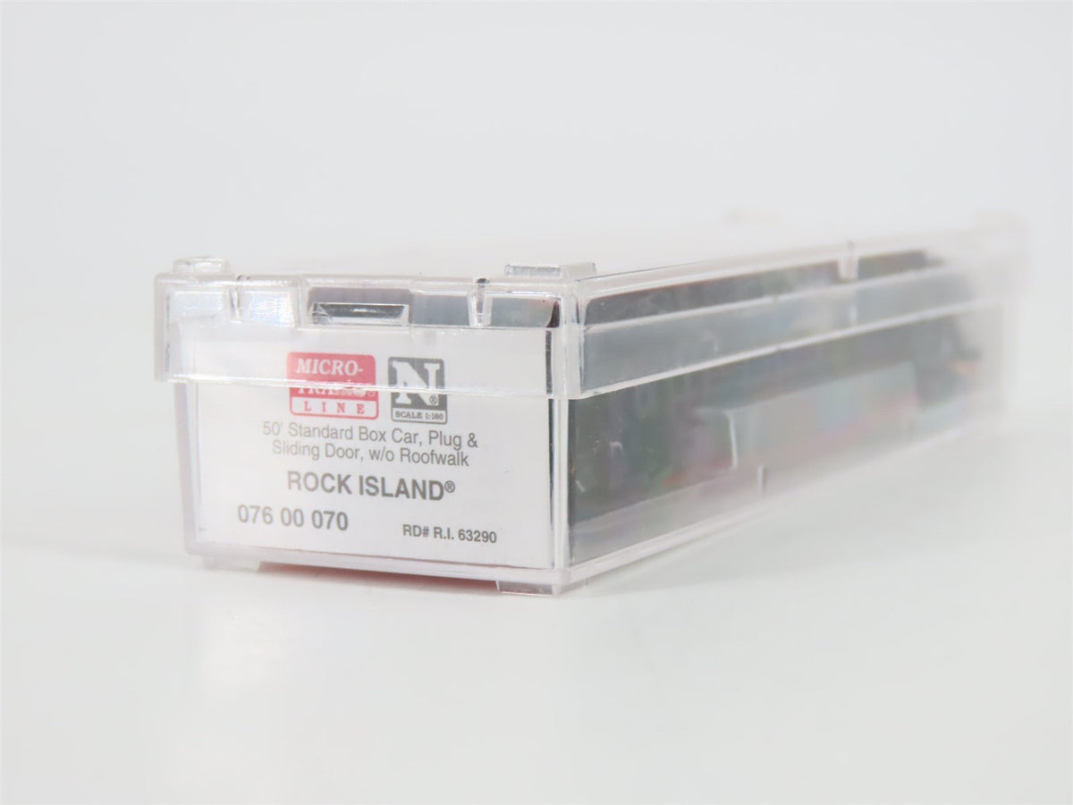 N Scale Micro-Trains MTL 07600070 RI Rock Island 50&#39; Boxcar #63290