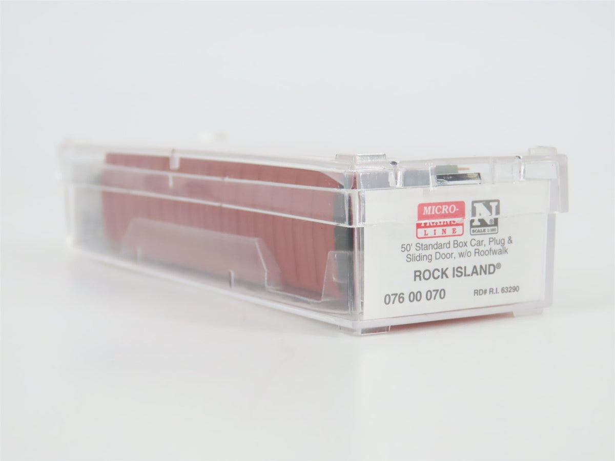 N Scale Micro-Trains MTL 07600070 RI Rock Island 50&#39; Boxcar #63290