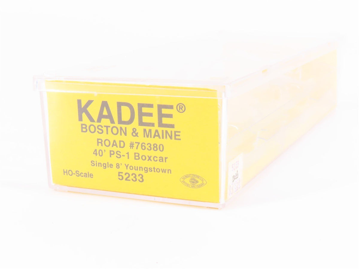 HO Scale Kadee 5233 BM Boston &amp; Maine Railroad 40&#39; Single Door Box Car #76380