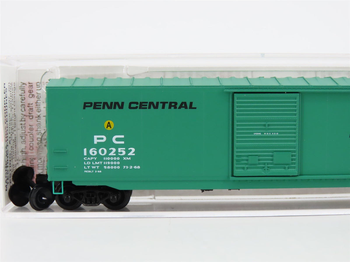 N Scale Micro-Trains MTL 07700110 PC Penn Central 50&#39; Boxcar #160252