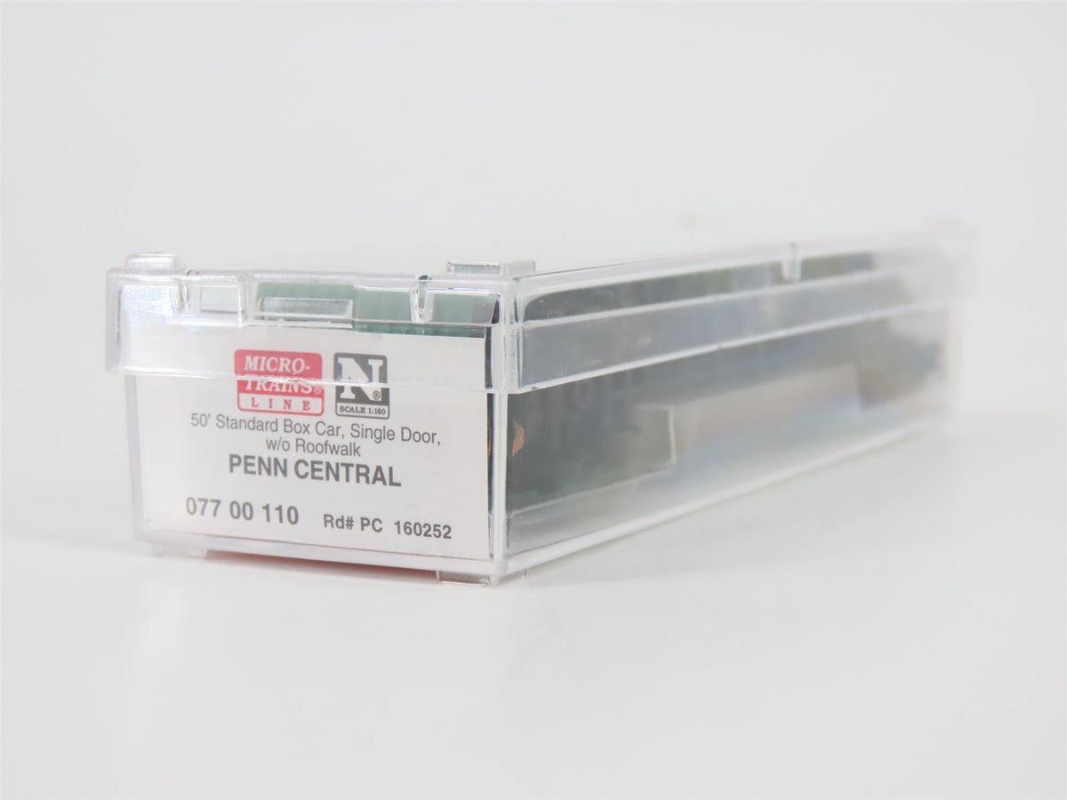 N Scale Micro-Trains MTL 07700110 PC Penn Central 50&#39; Boxcar #160252