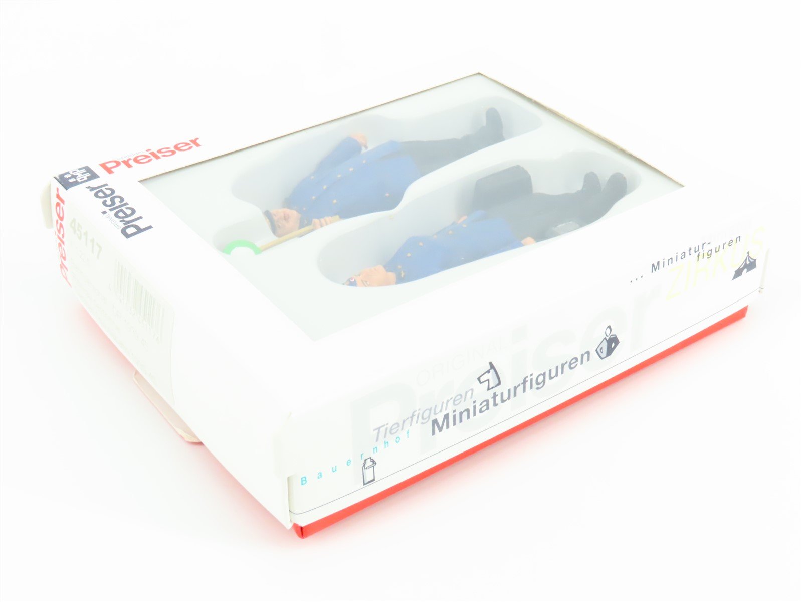 G 1/22.5 Scale Preiser 45117 DR German Railway Personnel 1939-45 Figures 2-Pack