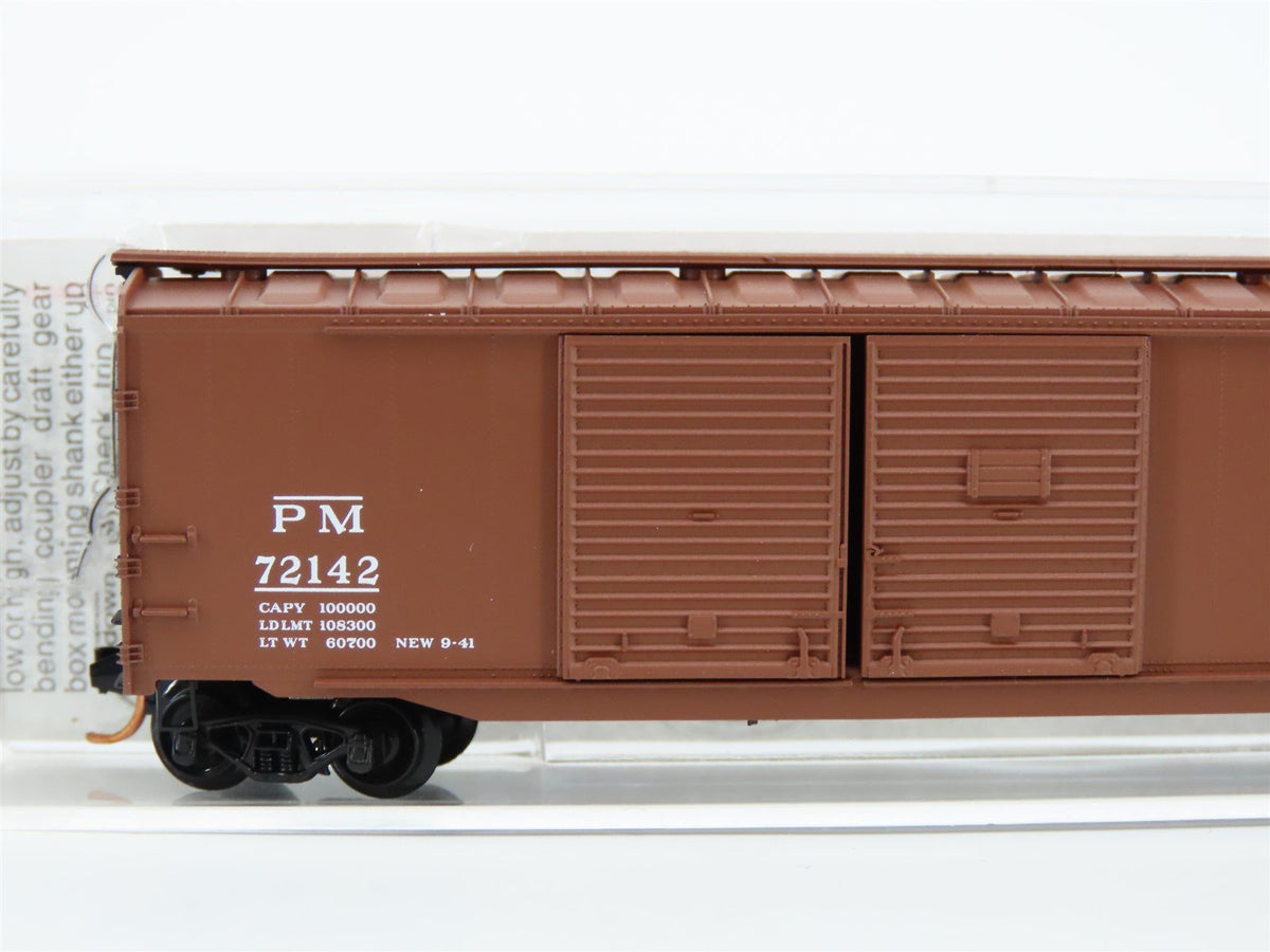 N Scale Micro-Trains MTL 78100 PM Pere Marquette 50&#39; Auto Box Boxcar #72142