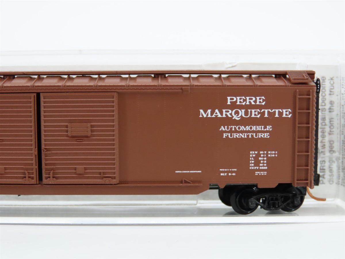 N Scale Micro-Trains MTL 78100 PM Pere Marquette 50&#39; Auto Box Boxcar #72142