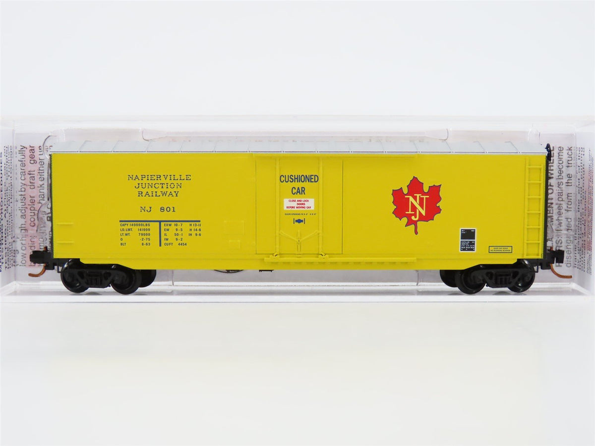 N Scale Micro-Trains MTL 03800470 NJ Napierville Junction 50&#39; Boxcar #801