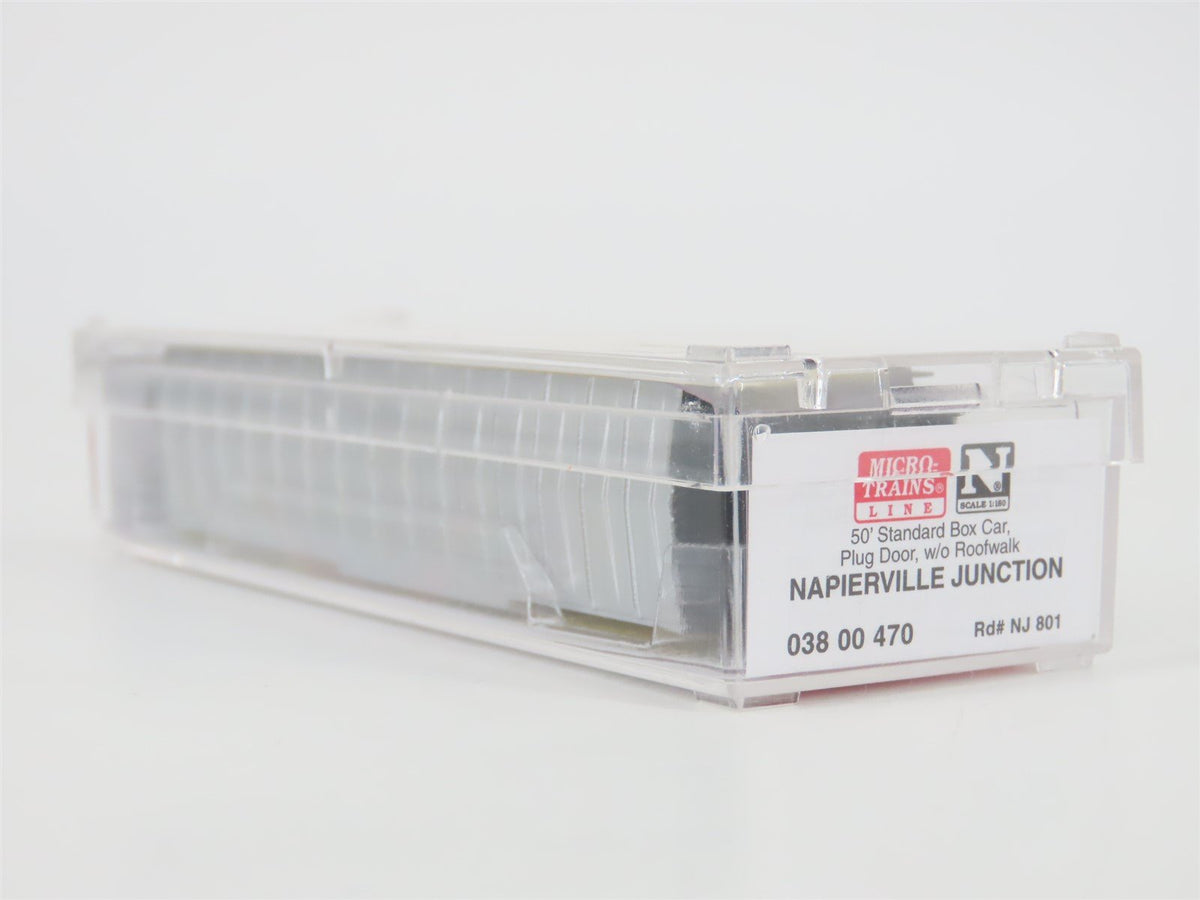 N Scale Micro-Trains MTL 03800470 NJ Napierville Junction 50&#39; Boxcar #801