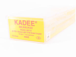 HO Scale Kadee 4908 MILW Route of the Hiawathas 40' Single Door Box Car #8741