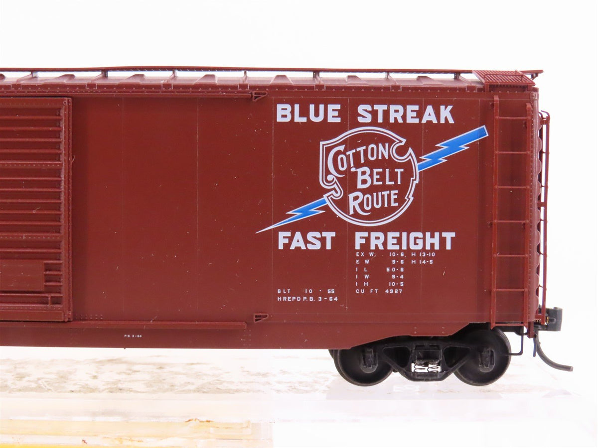 HO Scale Kadee 6707 SSW Cotton Belt Blue Streak 50&#39; Double Door Box Car #47601