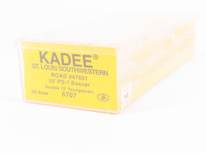 HO Scale Kadee 6707 SSW Cotton Belt Blue Streak 50' Double Door Box Car #47601