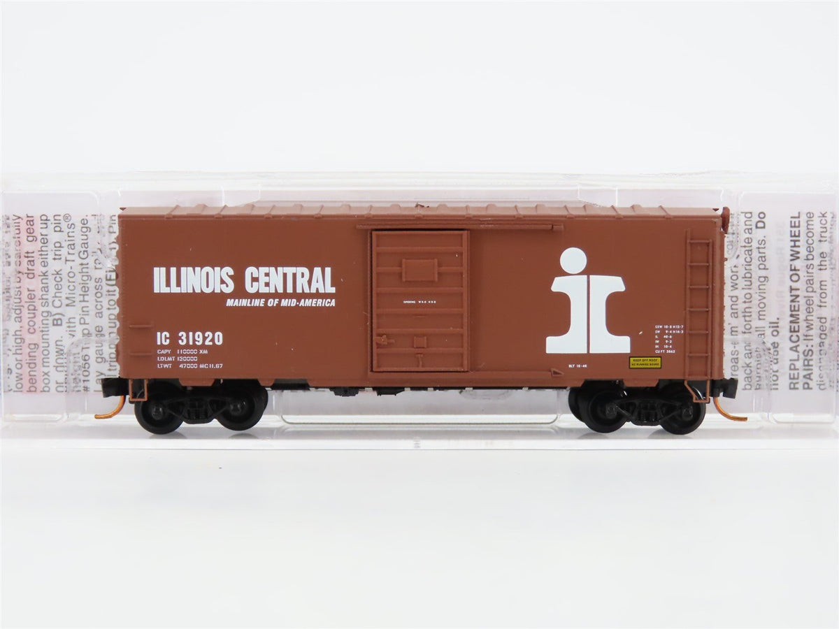 N Scale Micro-Trains MTL 07300090 IC Illinois Central 40&#39; Standard Boxcar #31920