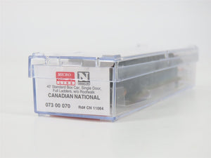 N Scale Micro-Trains MTL 07300070 CN Canadian National 40' Boxcar #11064