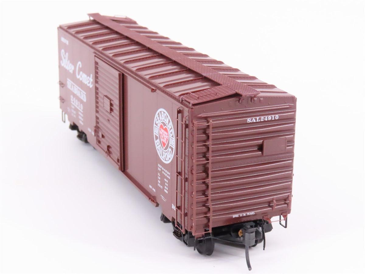 HO Scale Kadee 5101 SAL Seaboard Silver Comet 40&#39; Single Door Box Car #24910