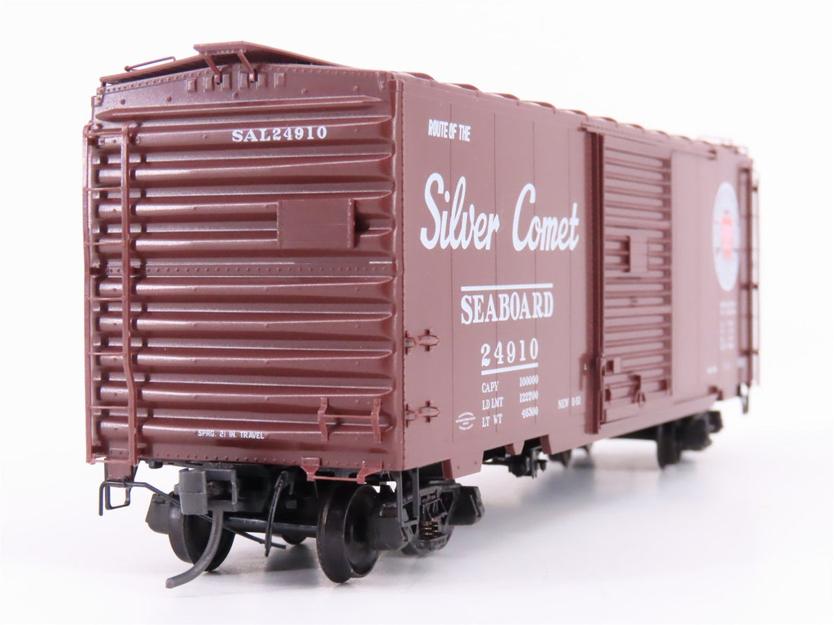 HO Scale Kadee 5101 SAL Seaboard Silver Comet 40&#39; Single Door Box Car #24910