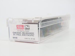 N Scale Micro-Trains MTL 59100 URTX Milwaukee Road 40' Steel Reefer Car #81104