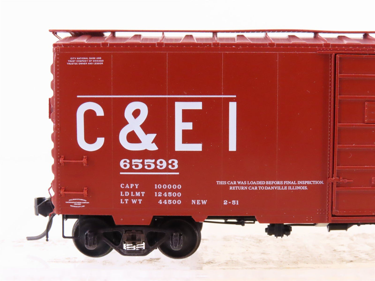 HO Scale Kadee 4030 C&amp;EI Chicago &amp; Eastern Illinois Railroad 40&#39; Box Car #65593